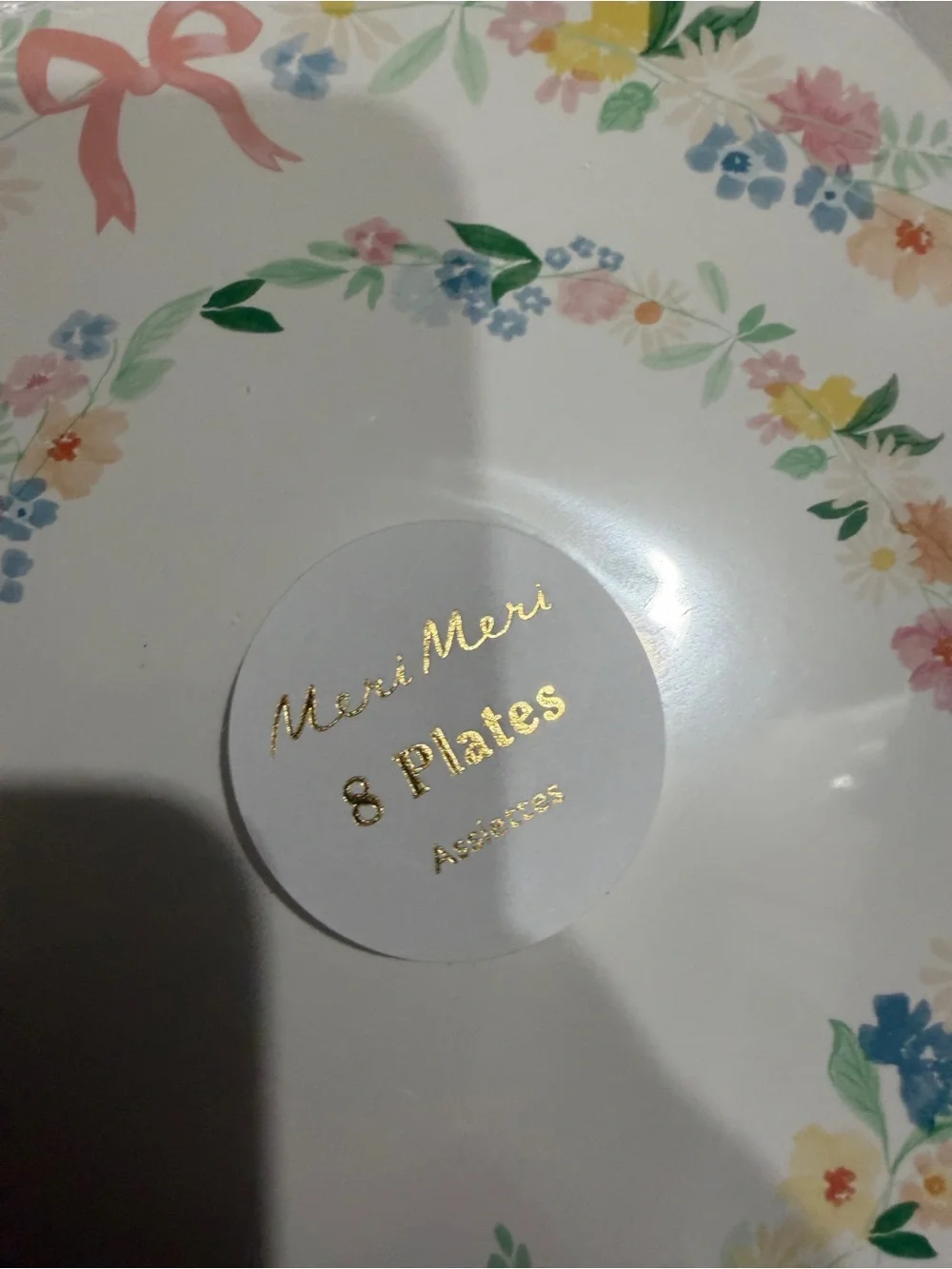 Meri Meri Floral Scallop Party Plates (Brand New in Packaging!!)